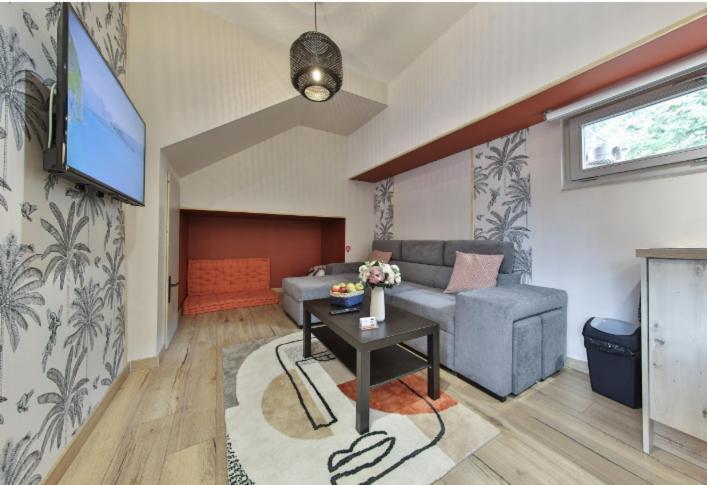 Apartamento La Peniche De Fabrice Avec Jacuzzi Privatif Estrasburgo Habitación foto